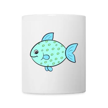 Poisson Poisson - Mug blanc - blanc - Devant