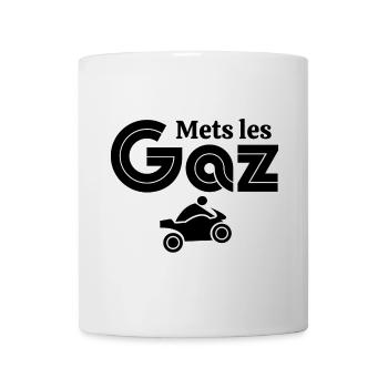 moto, fan de moto, motarde - Mug blanc - blanc - Devant
