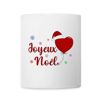 Joyeux Noel Weihnachtsfeier Frankreich - Tasse - Weiß - Vorne