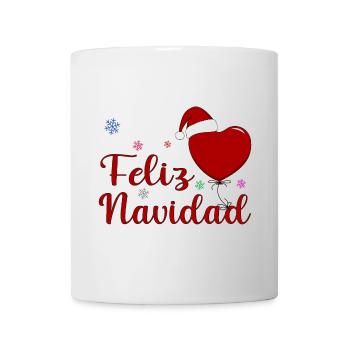 Feliz Navidad Weihnachtsfeier Spanien - Tasse - Weiß - Vorne