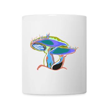 Colorful mushroom dream - Mug - white - Front