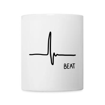 Battement - Mug blanc - blanc - Devant