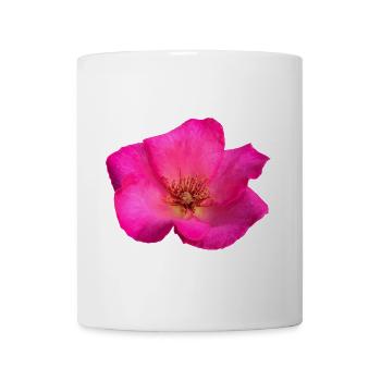 Hyper-realistic fuschia pink hand-drawn with a marker - Mug - white - Front