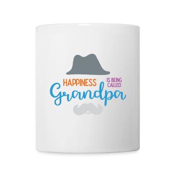 Happines wird Opa genannt - Tasse - Weiß - Vorne