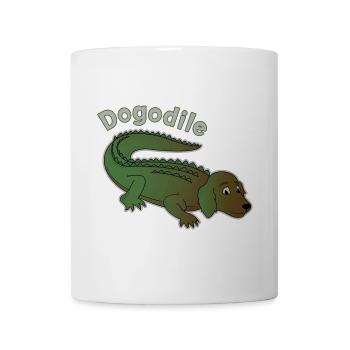 Hund Krokodil Alligator - Dog crocodile - Dogodile - Mug - white - Front