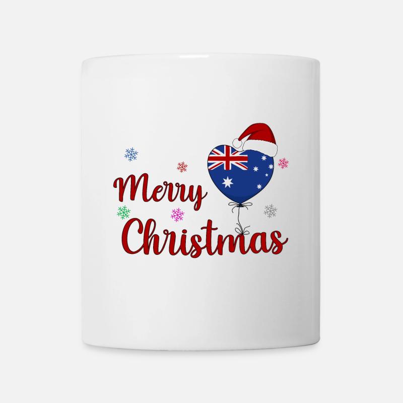 Merry Christmas Australia - Tasse - Weiß