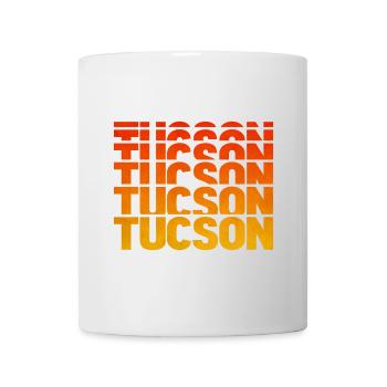 Tucson Gradient Block Typo - Mug - white - Front