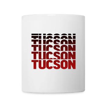 Tucson Lettering Gradient Poster - Mug - white - Front