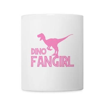 Dino Fangirl | Fille Fan de Dinosaures - Mug blanc - blanc - Devant
