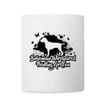 BOHEMIAN WIREHAIRED POINTING GRIFFON Hund Wilsigns - Tasse - Weiß - Vorne