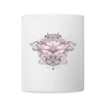 Un papillon céleste de nuages délicats - Mug blanc - blanc - Devant
