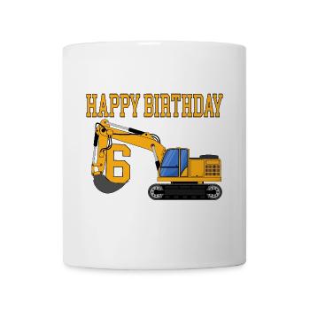 Pelle Joyeux anniversaire 6 - Mug blanc - blanc - Devant