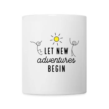 Adventure or new beginning - Mug - white - Front