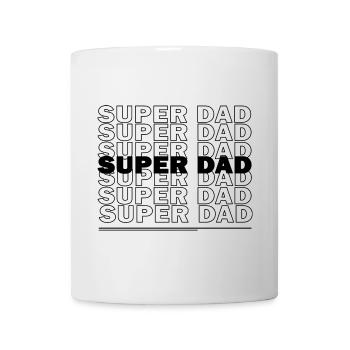 SUPER DAD - Tasse - Weiß - Vorne