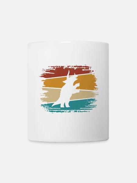 Dino Dinosaurier Triceratops - Tasse - Weiß