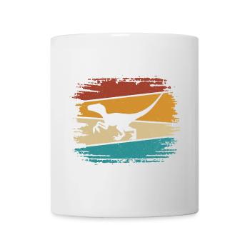 Velociraptor Dino Dinosaures - Mug blanc - blanc - Devant