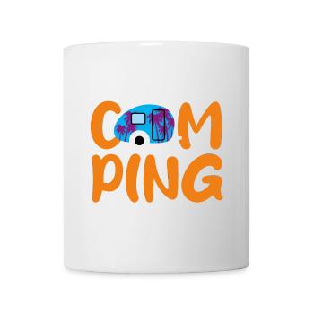 Camping Caravan Palms Quotes Holiday Caravan Fan - Mug - white - Front