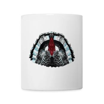 shirts mit vögel, Truthahn gesicht - Tasse - Weiß - Vorne