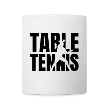 Table tennis player - Mug - white - Front
