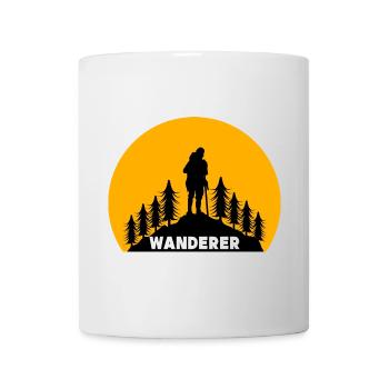 Wanderung Wandern Spruch Wanderer Berggipfel - Tasse - Weiß - Vorne