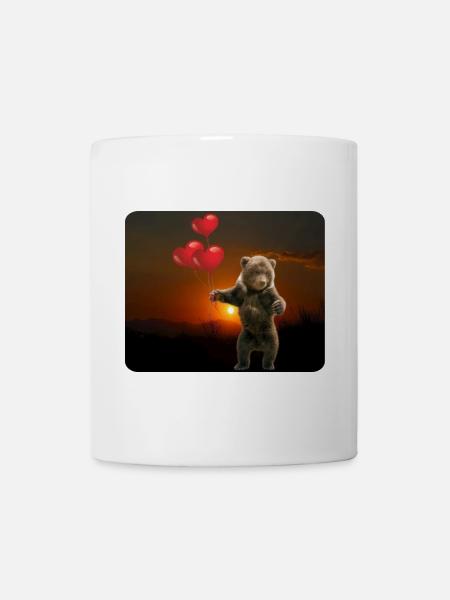 jeden TAG aufs Neue geht LIEBE mit der SONNE auf - Tasse - Weiß