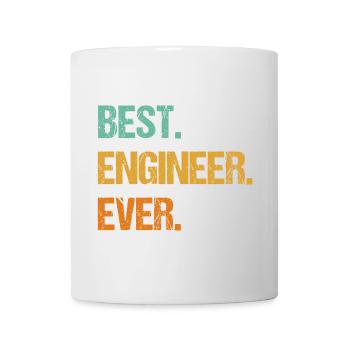 Bester Ingenieur aller Zeiten Inspirierendes Zitat - Tasse - Weiß - Vorne