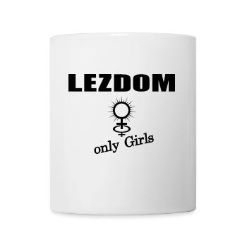 Dominatrice lesbienne - Mug blanc - blanc - Devant