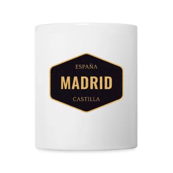 Vintage Madrid Spain Badge - Mug - white - Front