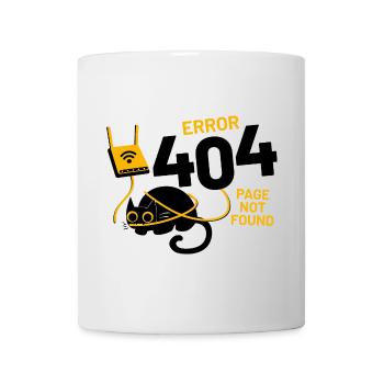 Error 404 Page Not Found - Mug - white - Front