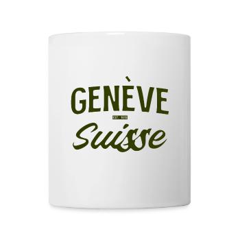 Genève Suisse Vintage Lettering - Mug - white - Front
