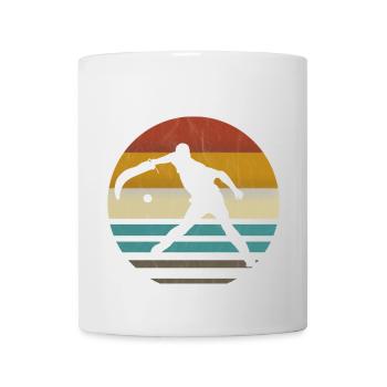 Jai Alai Sports Rétro vintage Cesta-Punta, Pelota - Mug blanc - blanc - Devant