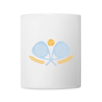 Padel Tennis Padelaholic - Mug blanc - blanc - Devant