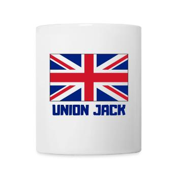 Union Jack, England, London - Tasse - Weiß - Vorne