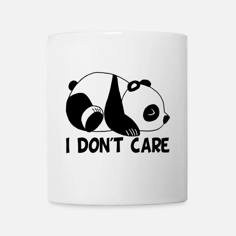 Je m'en fous (anglais) - Mug blanc - blanc