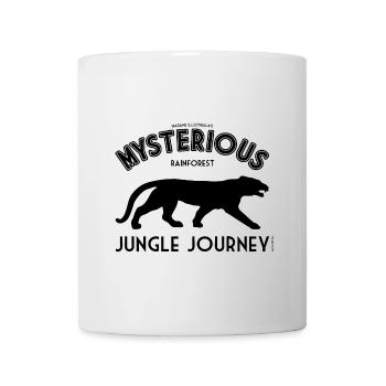 schwarzer Jaguar Panther Dschungel Regenwald Reise - Tasse - Weiß - Vorne