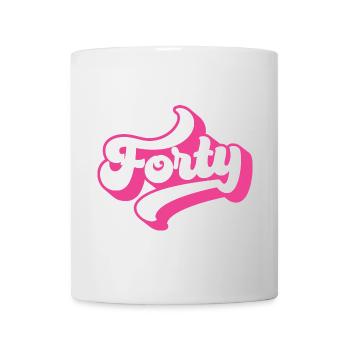 Forty 40th Birthday For Women 40 Years Old - Mug - white - Front