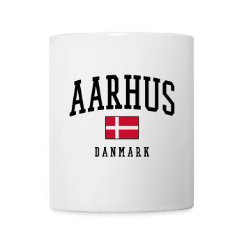 AARHUS DANMARK – Denmark Flag Design - Mug - white - Front