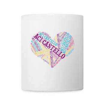 t-shirt Aci Castello t-shirt gift idea collage - Mug - white - Front