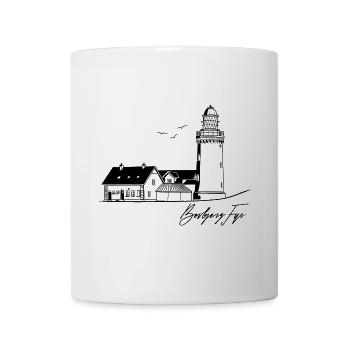 Danemark Bovbjerg Fyr Lighthouse Holiday - Mug blanc - blanc - Devant