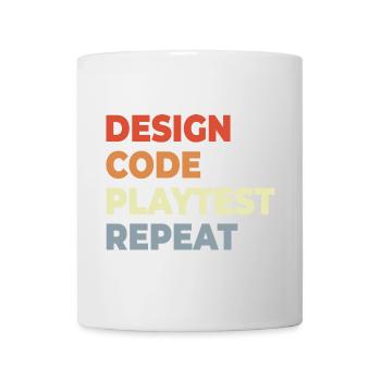 Game Development Workflow - Mug - white - Front