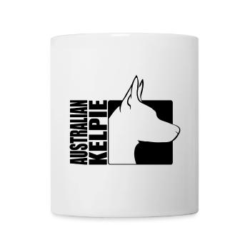 Australian Kelpie Profile Dog Dogs Wilsigns - Mug - white - Front