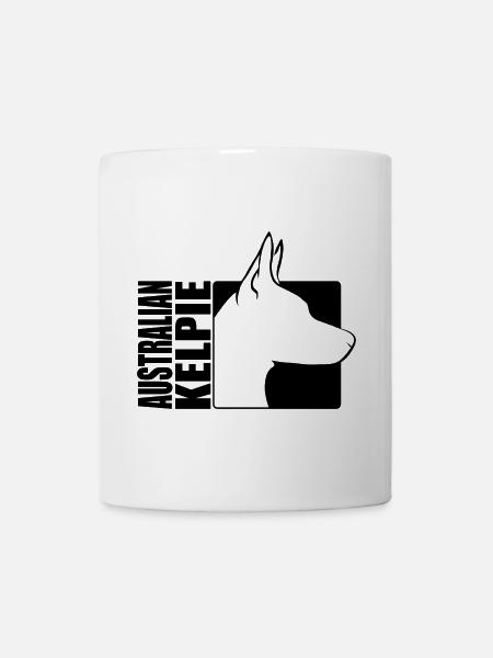 Profil Kelpie australien Chiens Wilsigns - Mug blanc - blanc