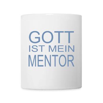Gott ist mein Mentor - Tasse - Weiß - Vorne