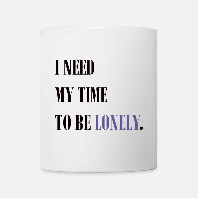 Citation solitaire - Mug blanc - blanc