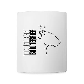 Anglais Bull Terrier Profil Chiens Chien Wilsigns - Mug blanc - blanc - Devant