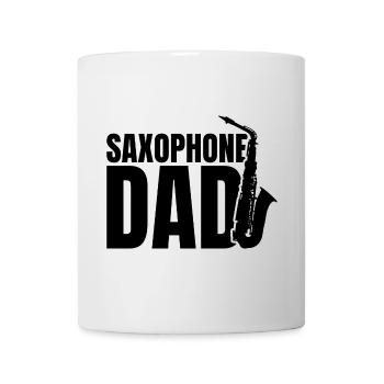 Saxophone Papa - Mug blanc - blanc - Devant