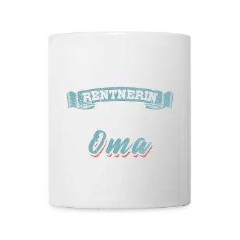 Ich bin keine Rentnerin ich bin Vollzeit Oma - Tasse - Weiß - Vorne