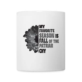 Ma saison préférée est la chute du patriarcat - Mug blanc - blanc - Devant