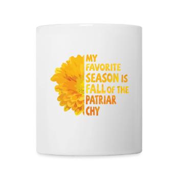 Ma saison préférée est la chute du patriarcat - Mug blanc - blanc - Devant