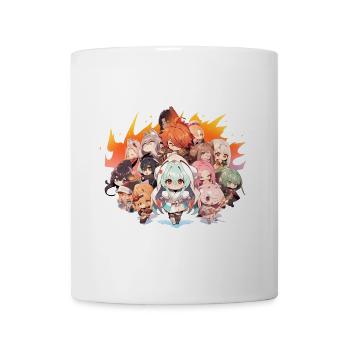 Manga Hero Girls Awesome Creatures Comic Fantasy - Mug - white - Front
